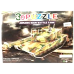 3D Army Tank Puzzle  3D Army Tank Puzzle